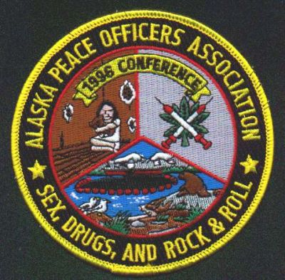 Alaska Peace Officers Association
Thanks to EmblemAndPatchSales.com for this scan.
Keywords: police 1996 conference
