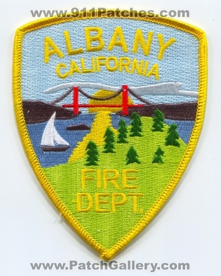 Albany Fire Department Patch (California)
Scan By: PatchGallery.com
Keywords: dept. bridge sailboat
