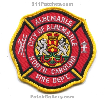 Albemarle Fire Department Patch (North Carolina)
Scan By: PatchGallery.com
Keywords: dept. city of