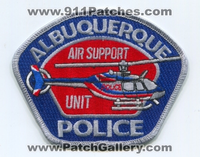 Albuquerque Police Department Air Support Unit (New Mexico)
Scan By: PatchGallery.com
Keywords: dept. aviation helicopter