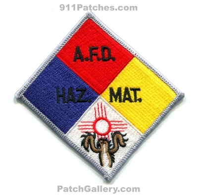 Albuquerque Fire Department Hazardous Materials Patch (New Mexico)
Scan By: PatchGallery.com
Keywords: dept. afd a.f.d. hazmat haz-mat