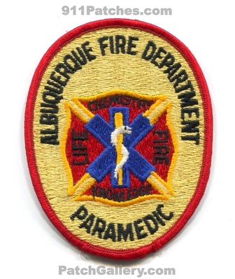Albuquerque Fire Department Paramedic EMS Patch (New Mexico)
Scan By: PatchGallery.com
Keywords: dept. ambulance life chemistry knowledge