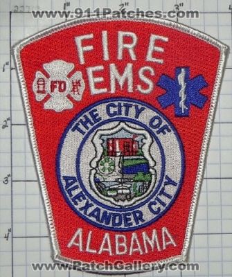 Alexander City Fire EMS Department (Alabama)
Thanks to swmpside for this picture.
Keywords: dept. the city of fd