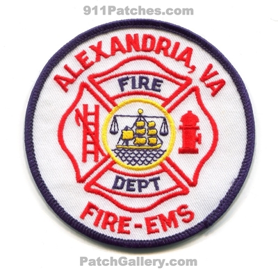 Alexandria Fire EMS Department Patch (Virginia)
Scan By: PatchGallery.com
Keywords: dept.