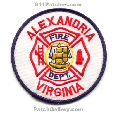 Alexandria Fire Department Patch (Virginia)
Scan By: PatchGallery.com
Keywords: dept.