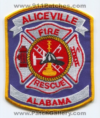 Aliceville Fire Rescue Department Patch (Alabama)
Scan By: PatchGallery.com
Keywords: dept.