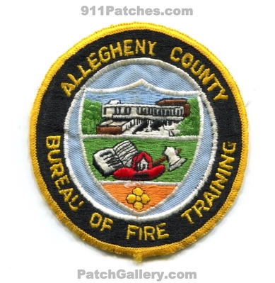 Allegheny County Bureau of Fire Training Patch (Pennsylvania)
Scan By: PatchGallery.com
Keywords: co. academy department dept.
