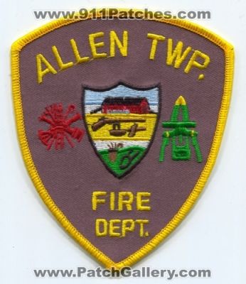 Allen Township Fire Department Patch (Pennsylvania)
Scan By: PatchGallery.com
Keywords: twp. dept.