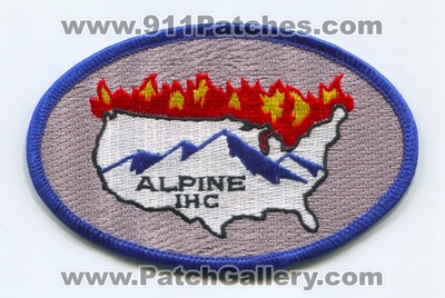 Alpine Interagency Hotshot Crews IHC Forest Fire Wildfire Wildland Patch (Colorado)
[b]Scan From: Our Collection[/b]
Keywords: hotshots