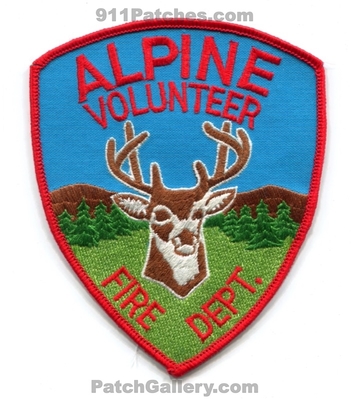 Alpine Volunteer Fire Department Patch (Texas)
Scan By: PatchGallery.com
Keywords: vol. dept.