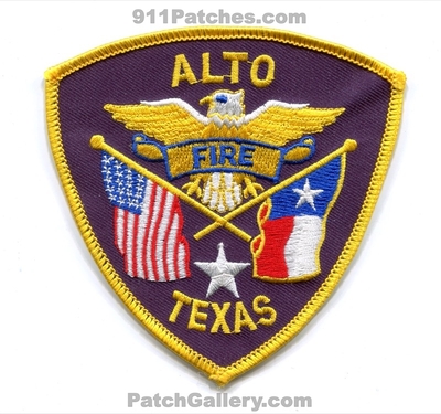 Alto Fire Department Patch (Texas)
Scan By: PatchGallery.com
Keywords: dept.