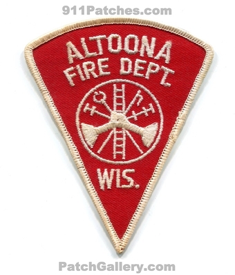 Altoona Fire Department Patch (Wisconsin)
Scan By: PatchGallery.com
Keywords: dept. wis.