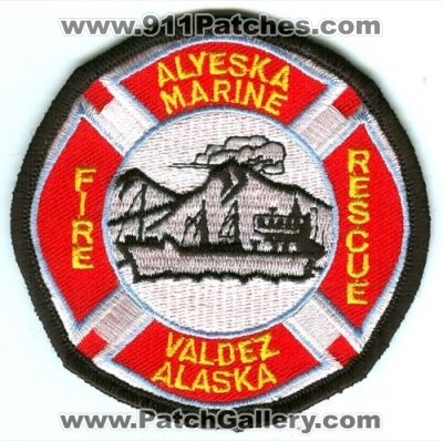 Alyeska Marine Fire Rescue Department Patch (Alaska)
Scan By: PatchGallery.com
Keywords: dept. valdez