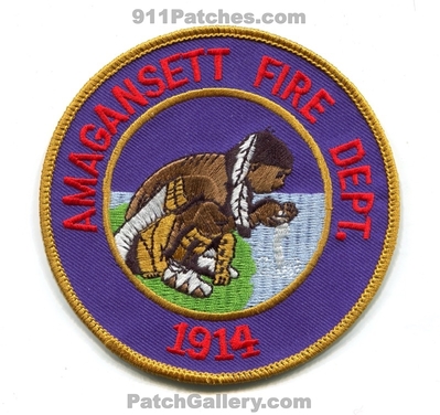 Amagansett Fire Department Patch (New York)
Scan By: PatchGallery.com
Keywords: dept. 1914