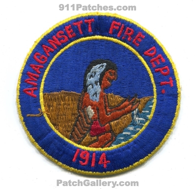 Amagansett Fire Department Patch (New York)
Scan By: PatchGallery.com
Keywords: dept. 1914