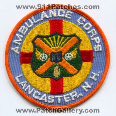 Ambulance Corps Patch (New Hampshire)
Scan By: PatchGallery.com
Keywords: ems lancaster