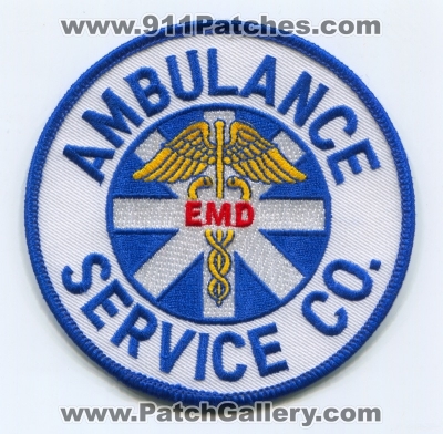 Ambulance Service Company EMD Patch (Colorado) (Defunct)
[b]Scan From: Our Collection[/b]
Keywords: ems co. emergency medical dispatcher 911 communications
