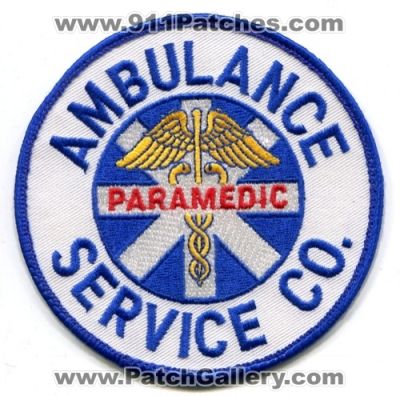 Ambulance Service Company Paramedic Patch (Colorado) (Defunct)
[b]Scan From: Our Collection[/b]
Keywords: ems co. emt