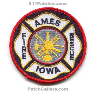 Ames Fire Rescue Department Patch (Iowa)
Scan By: PatchGallery.com
Keywords: dept.