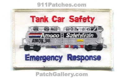Amoco Safety Train Tank Car Safety Emergency Response Patch (Illinois)
Scan By: PatchGallery.com
Keywords: oil gas petroleum railroad railway hazmat haz-mat hazardous materials amox #911