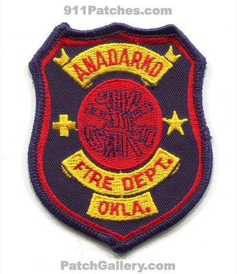 Anadarko Fire Department Patch (Oklahoma)
Scan By: PatchGallery.com
Keywords: dept.