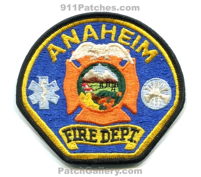 Anaheim Fire Department Patch (California)
Scan By: PatchGallery.com
Keywords: dept.