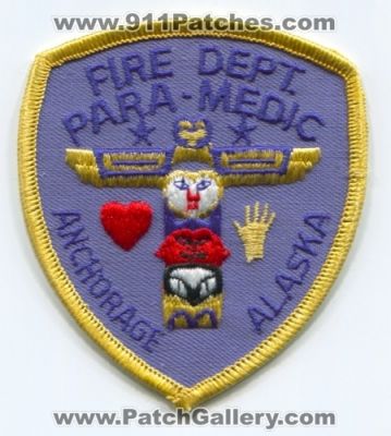 Anchorage Fire Department Paramedic (Alaska)
Scan By: PatchGallery.com
Keywords: dept. para-medic ems