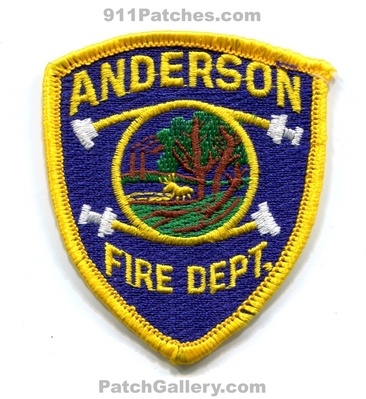 Anderson Fire Department Patch (California)
Scan By: PatchGallery.com
Keywords: dept.