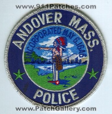 Andover Police Department (Massachusetts)
Scan By: PatchGallery.com
Keywords: dept. mass.