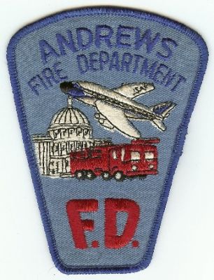 Andrews AFB Fire Department
Thanks to PaulsFirePatches.com for this scan.
Keywords: maryland air force base usaf