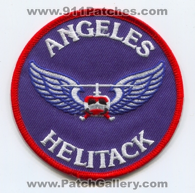 Angeles National Forest Helitack Fire Wildfire Wildland Patch (California)
Scan By: PatchGallery.com
Keywords: natl. helicopter
