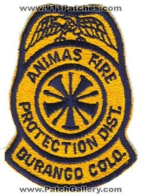 Animas Fire Protection District Patch (Colorado)
[b]Scan From: Our Collection[/b]
Keywords: dist. durango colo.