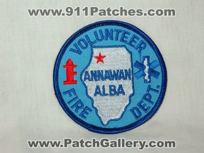 Annawan Alba Volunteer Fire Department (Illinois)
Thanks to Walts Patches for this picture.
Keywords: dept.