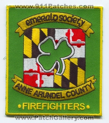 Anne Arundel County Fire Department Firefighters Emerald Society Patch (Maryland)
Scan By: PatchGallery.com
Keywords: co. dept. ffs