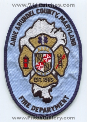Anne Arundel County Fire Department Patch (Maryland)
Scan By: PatchGallery.com
Keywords: co. dept.