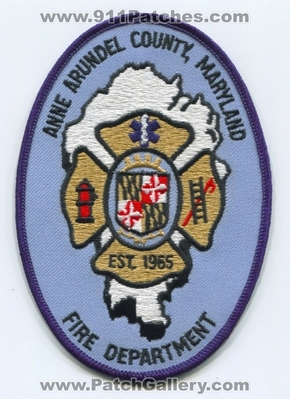 Anne Arundel County Fire Department Patch (Maryland)
Scan By: PatchGallery.com
Keywords: co. dept.