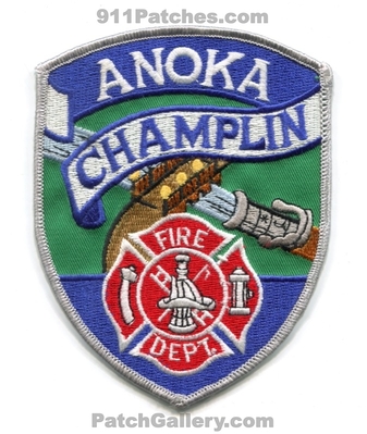 Anoka Champlin Fire Department Patch (Minnesota)
Scan By: PatchGallery.com
Keywords: dept.