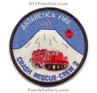 Antarctica Fire Department Crash Rescue Crew 2 Patch (Antarctica)
Scan By: PatchGallery.com
Keywords: Dept. CFR ARFF Aircraft Airport Firefighter Firefighting