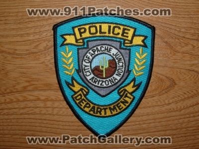 Apache Junction Police Department (Arizona)
Picture By: PatchGallery.com
Keywords: dept. city of