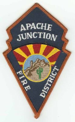 Apache Junction Fire District
Thanks to PaulsFirePatches.com for this scan.
Keywords: arizona