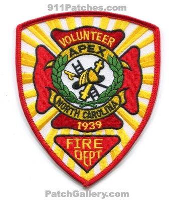 Apex Volunteer Fire Department Patch (North Carolina)
Scan By: PatchGallery.com
Keywords: vol. dept. 1939