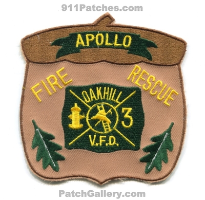 Apollo Volunteer Fire Rescue Department 3 Oak Hill Patch (Pennsylvania)
Scan By: PatchGallery.com
Keywords: vol. dept. vfd oakhill