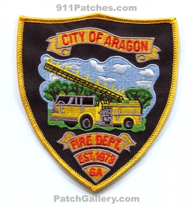 Aragon Fire Department Patch (Georgia)
Scan By: PatchGallery.com
Keywords: city of dept. est. 1973