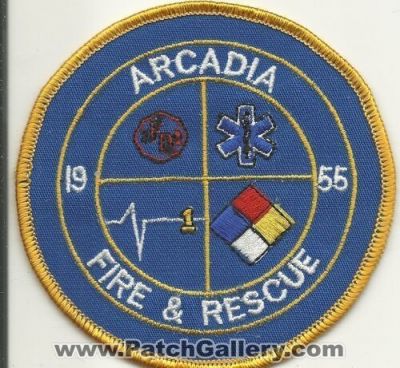 Arcadia Fire and Rescue Department (South Carolina)
Thanks to Mark Hetzel Sr. for this scan.
Keywords: & dept.