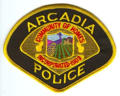 Arcadia Police (California)
Scan By: PatchGallery.com
