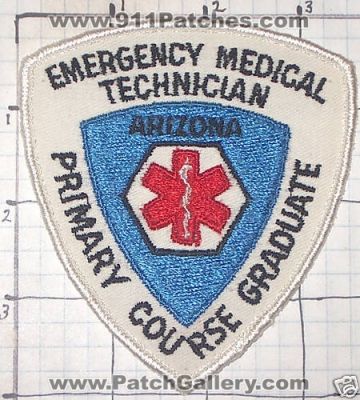 Arizona State Emergency Medical Technician Primary Course Graduate (Arizona)
Thanks to swmpside for this picture.
Keywords: emt ems