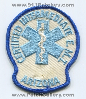 Arizona Certified Intermediate Emergency Medical Technician EMT Patch (Arizona)
Scan By: PatchGallery.com
Keywords: state i.e.m.t. iemt ems