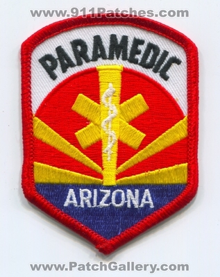 Arizona State Paramedic EMS Patch (Arizona)
Scan By: PatchGallery.com
Keywords: certified emergency medical services ambulance