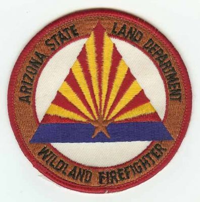 Arizona State Land Department Wildland Firefighter
Thanks to PaulsFirePatches.com for this scan.
Keywords: fire
