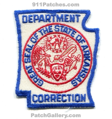 Arkansas State Department of Corrections DOC Patch (Arkansas) (State Shape)
Scan By: PatchGallery.com
Keywords: dept. jails prisons